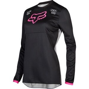 Fox Black and Pink Long Sleeve Top 180 Lady Junior Mata